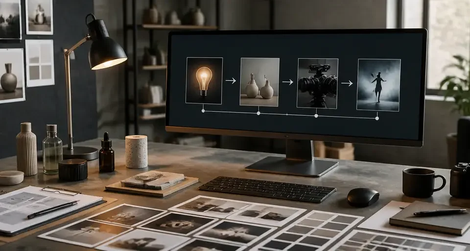 flux de producție AI